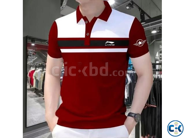 Cotton Polo Shirt For Men s large image 2