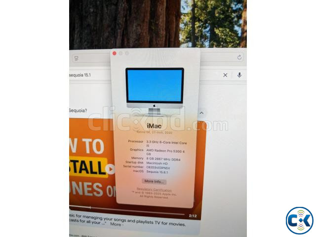 Apple iMac 2020 27 Inch Retina 5K display large image 2
