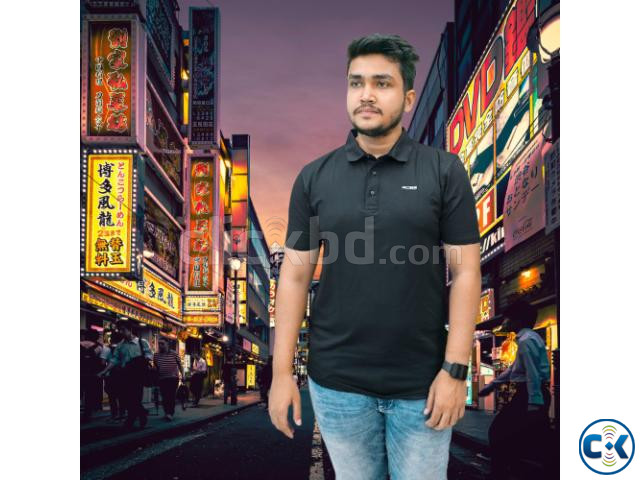 China Stretch Half sleeve polo shirt large image 1