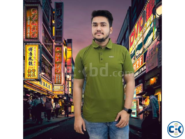 China Stretch Half sleeve polo shirt large image 2