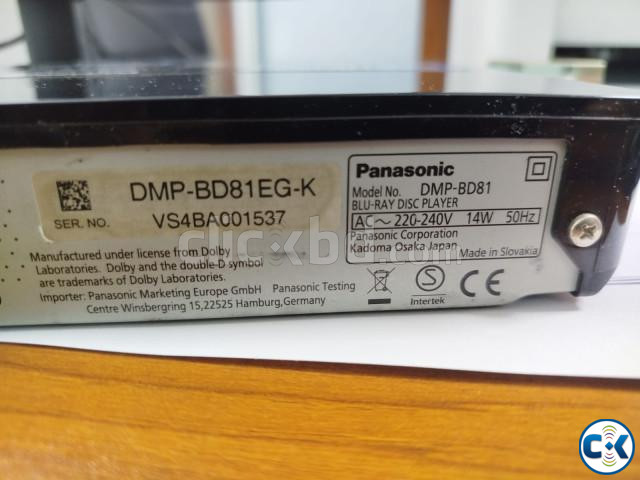 Panasonic DMP-BD81 BLUE RAY PLAYER large image 2