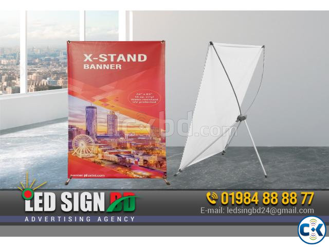 Best X Stand Roll up Banner X Banner and Pop up Stand Price large image 3