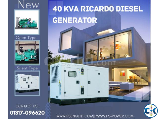 Ricardo 40kva Brand New Diesel Generator large image 0