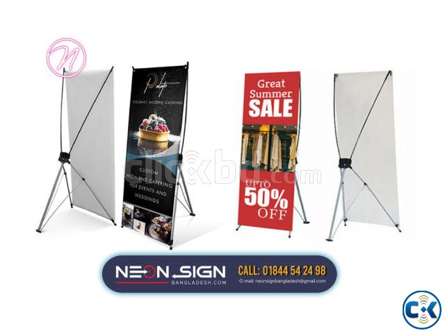 Best X Stand Roll up Banner X Banner and Pop up Stand Price large image 0