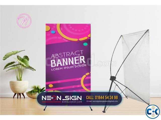 Best X Stand Roll up Banner X Banner and Pop up Stand Price large image 2