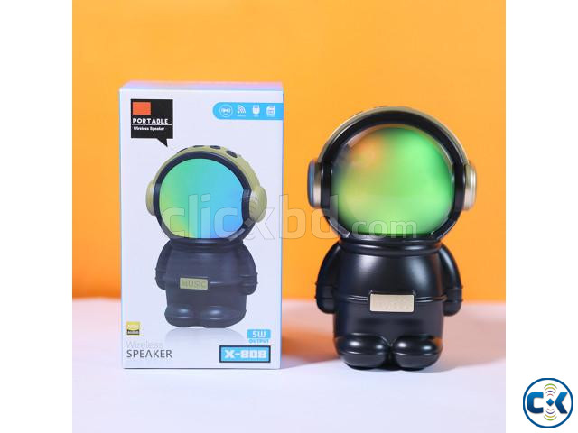 Wrader X808 Portable RGB Lighting Wireless Speaker large image 3