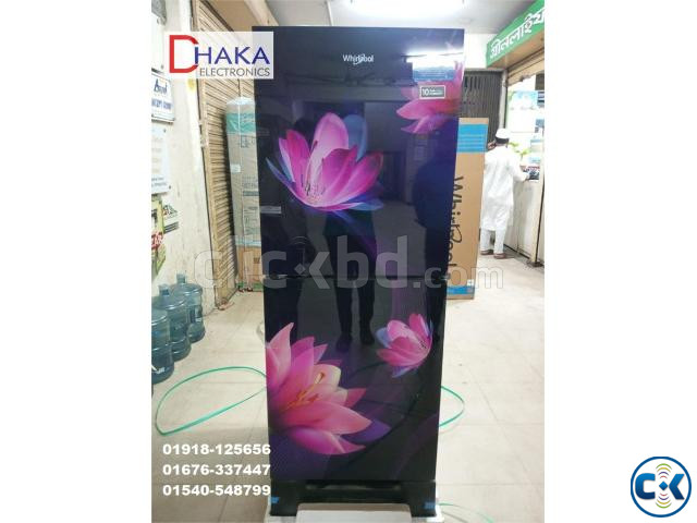 Whirlpool 236L Fresh Magic Pro Inverter Floret Refrigerator large image 1