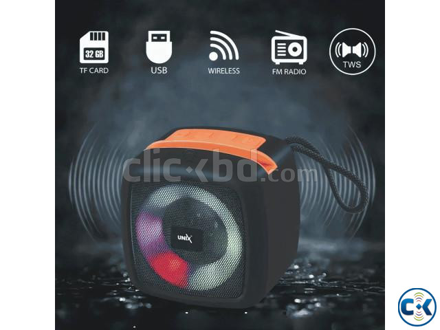 X922 Portable Bluetooth Speaker Featuring RGB Lighting Disc large image 3