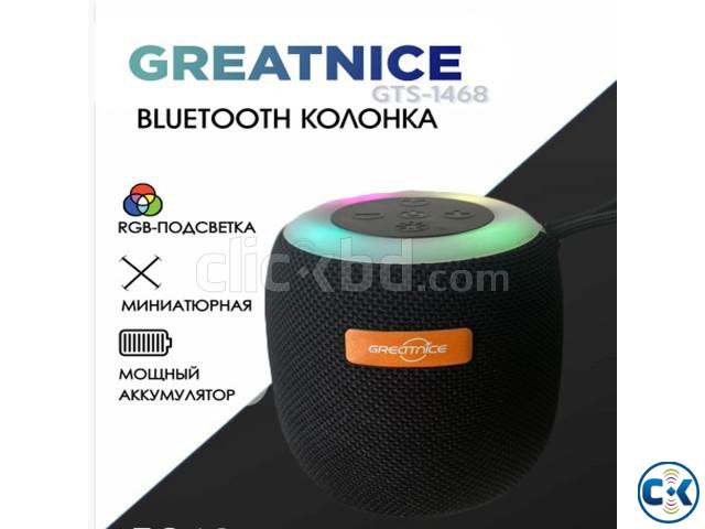 Greatnice GTS-1468 Portable Bluetooth Speaker With RGB Light large image 3