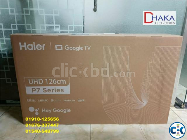 Haier H50P7UX 50 inch HQLED 4K Google TV Price BD Official large image 1