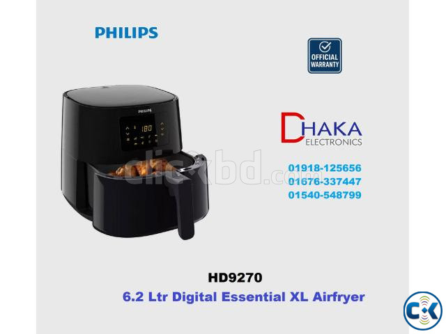 Philips 6.2L HD9270 Digital Essential XL Air Fryer large image 1