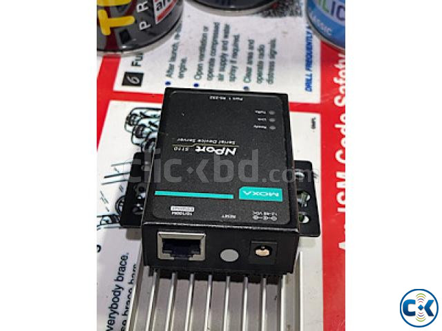 MOXA NPort 5110-1 Port Serial Device Server 10 100 Ethernet large image 0