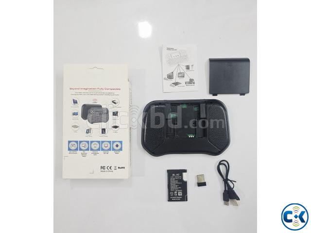 i10 Wireless Bluetooth Mini Keyboard Backlit 7 Color Dual Mo large image 1