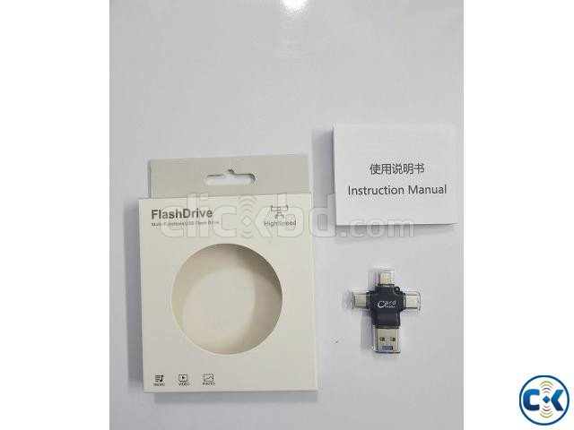 4 In 1 OTG Micro Sd Card Reader With USB 3.0 large image 1