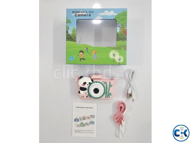 X28 Kids Dual Lens Digital Camera With Case Pink large image 1