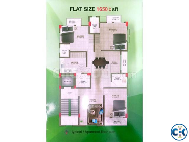 KHILGAON C BLOCK FLAT SALE At 1650 SFT SALE. large image 0