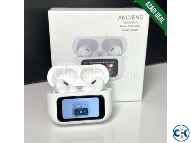 A9 Pro ANC Touch Display Earbud large image 4