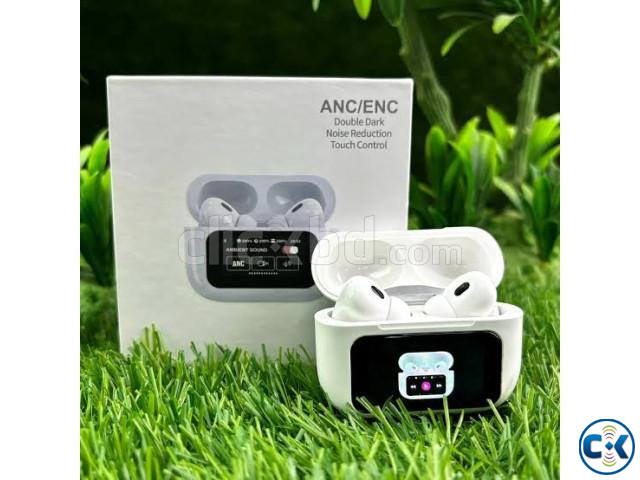 A9 Pro ANC Touch Display Earbud large image 3