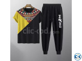 Cotton T-shirt and Trouser Set