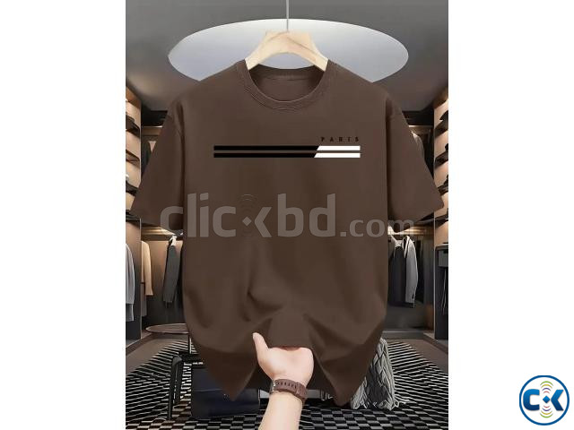 Drop Shoulder Tshirt with DTF Print large image 0