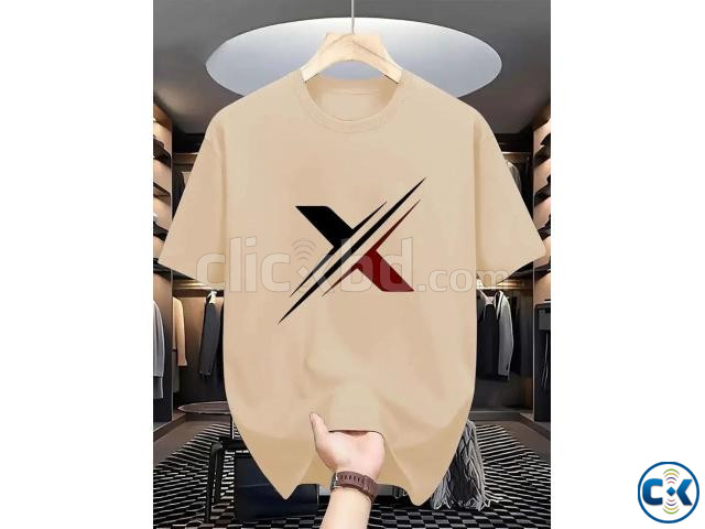 Drop Shoulder Tshirt with DTF Print large image 1
