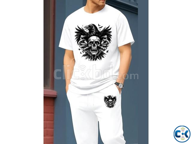 Export Quality Cotton Tshirt Trouser Combo Set large image 3