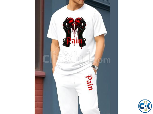 Export Quality Cotton Tshirt Trouser Combo Set large image 4