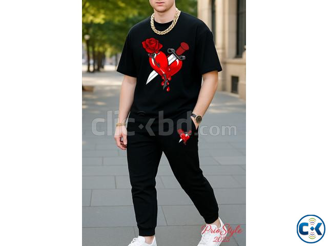 Export Quality Cotton Tshirt Trouser Combo Set large image 4