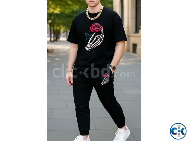 Export Quality Cotton Tshirt Trouser Combo Set large image 4