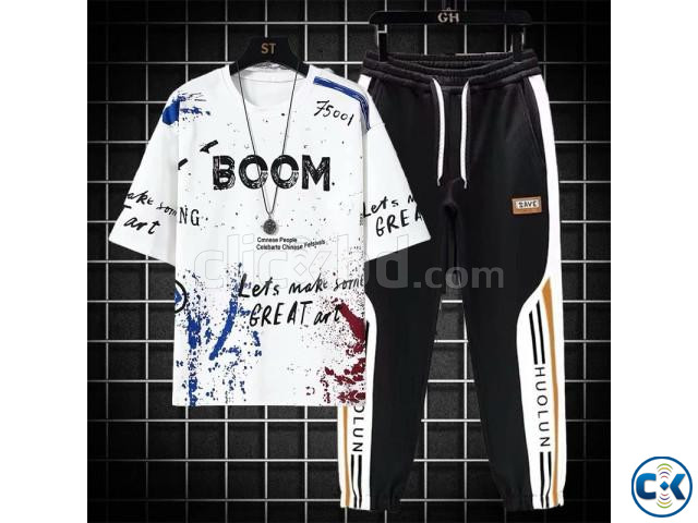 Premium Sportswear Casual Tracksuit Set large image 2