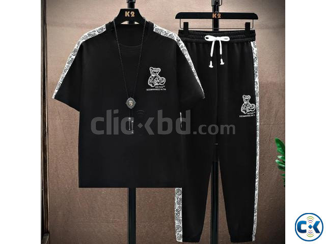 পণ্যের বিবরণ Trendy Mash T-Shirt Trouser Combo ফেব্রিক্সঃ large image 2