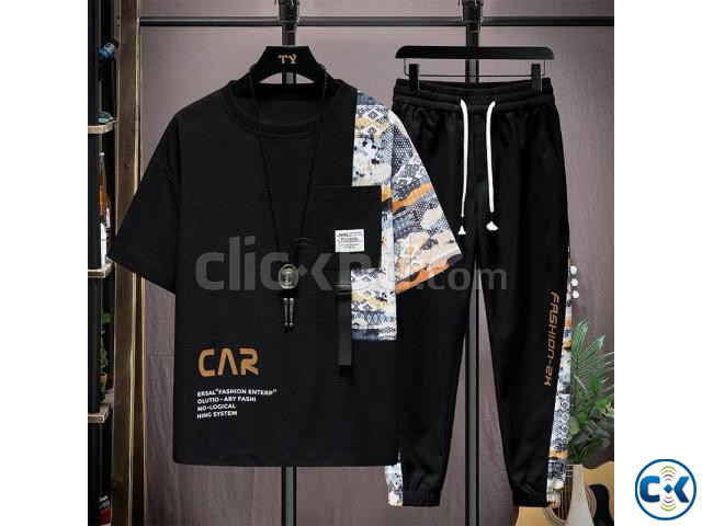 পণ্যের বিবরণ Trendy Mash T-Shirt Trouser Combo ফেব্রিক্সঃ large image 3