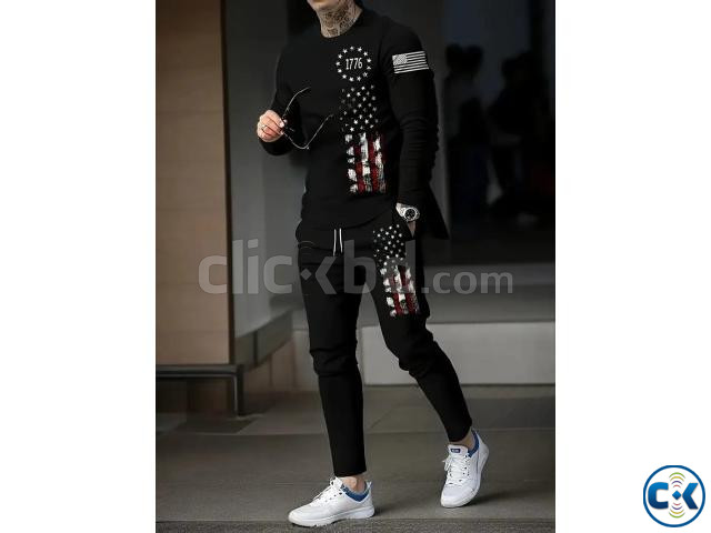 ফুল হাতা টিশার্ট এন্ড ট্রাউজার কম্ব সেট large image 0