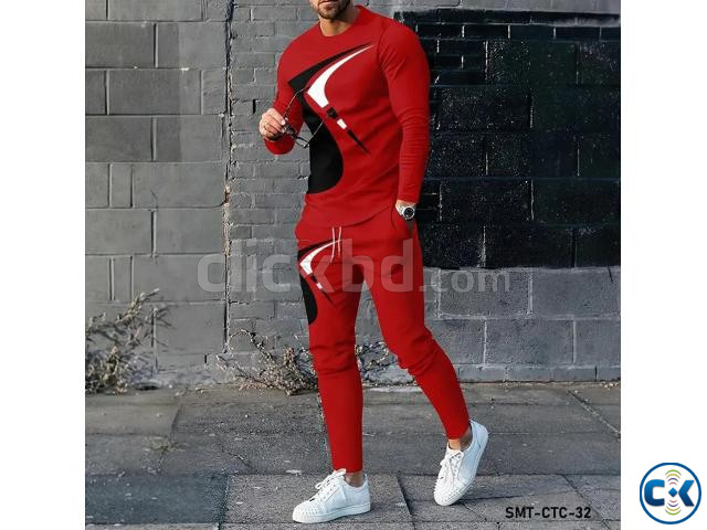 ফুল হাতা টিশার্ট এন্ড ট্রাউজার কম্ব সেট large image 4