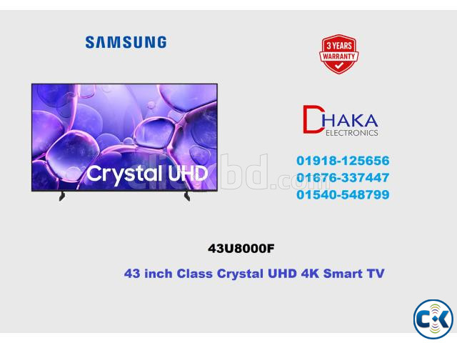 Samsung 43U8000F 43 inch UHD 4K TV Price BD Official large image 1