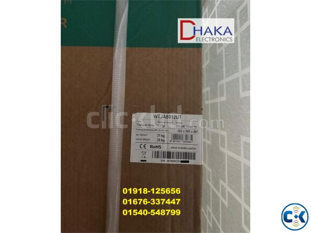 Hisense WTJA8012UT Top Load Washing Machine 8 KG large image 1