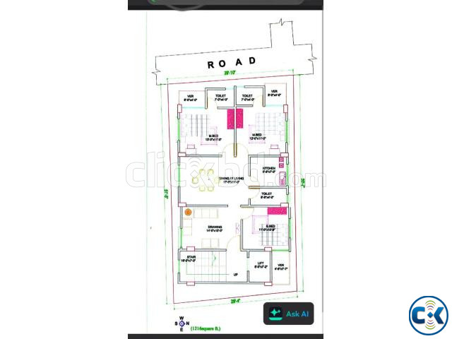 KHILGAON A BLOCK READY FLATS 1440 SFT SALE. large image 1