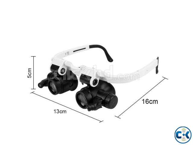LED Watch Repair Magnifier With 2 Led Light Magnifying Glass large image 4