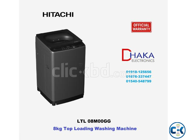 Hitachi LTL 08M00GG Top Load Washing Machine 8 KG large image 0