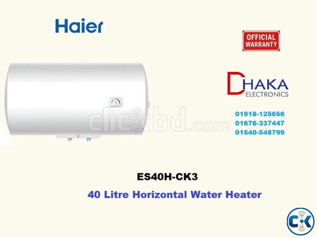 Haier ES40H-CK3 40 Litre Horizontal Water Heater Price BD large image 1
