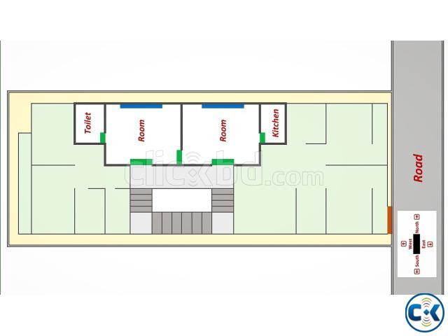 ২ রুমের ফ্ল্যাট বিক্রি হবে large image 3