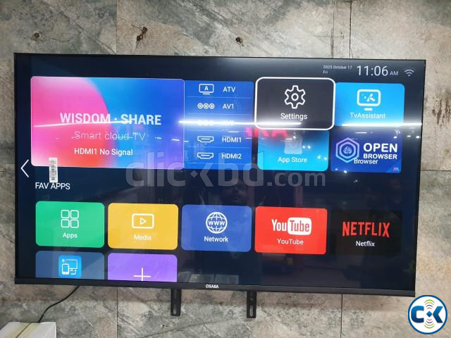Osaka 43 Inch Frameless 2GB 16GB Smart Andrpid TV large image 1