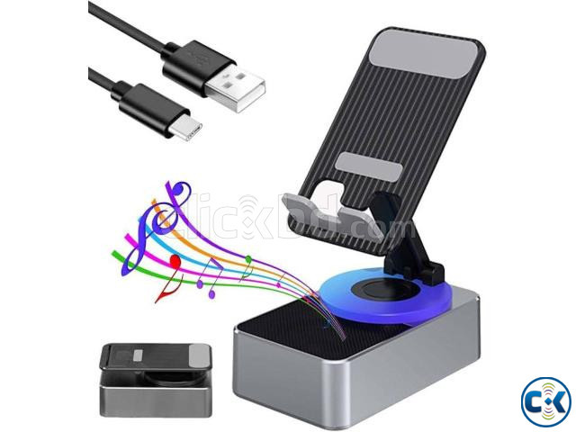 3 in 1 wireless speaker powerbank and phone holder large image 1