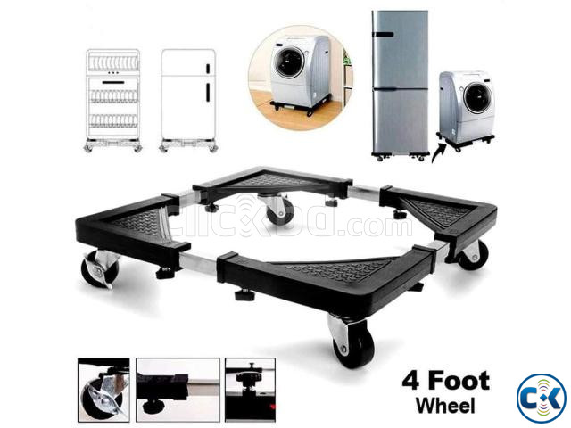 Multifunction Movable Washing Machine Base Fridge Stand large image 1