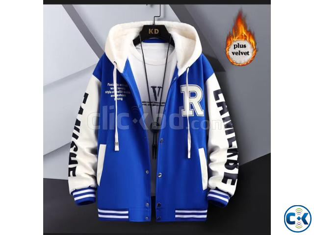 Amvosh Print Button Hoodie large image 3