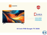 Xiaomi 43 inch 2026 FHD Smart Google TV Official