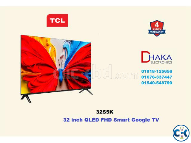 TCL 32 inch 32S5K QLED FHD Smart Google TV Official large image 0