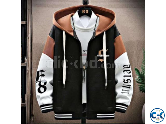 New Stylish Ziper Type Hoddie For Man large image 1