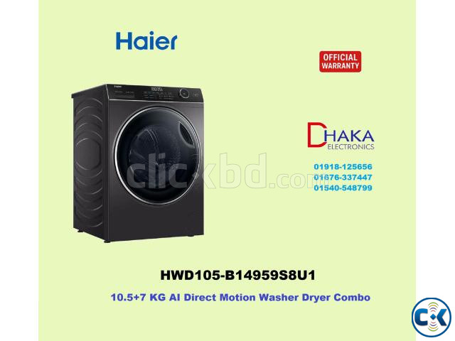 Haier HWD105-B14959S8U1 Ai Direct Motion Washer Dryer Combo large image 0