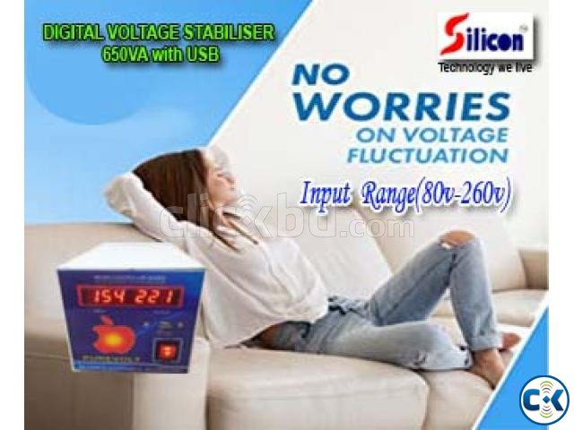 DIGITAL STABILIZER 650VA 80V-260V  large image 3